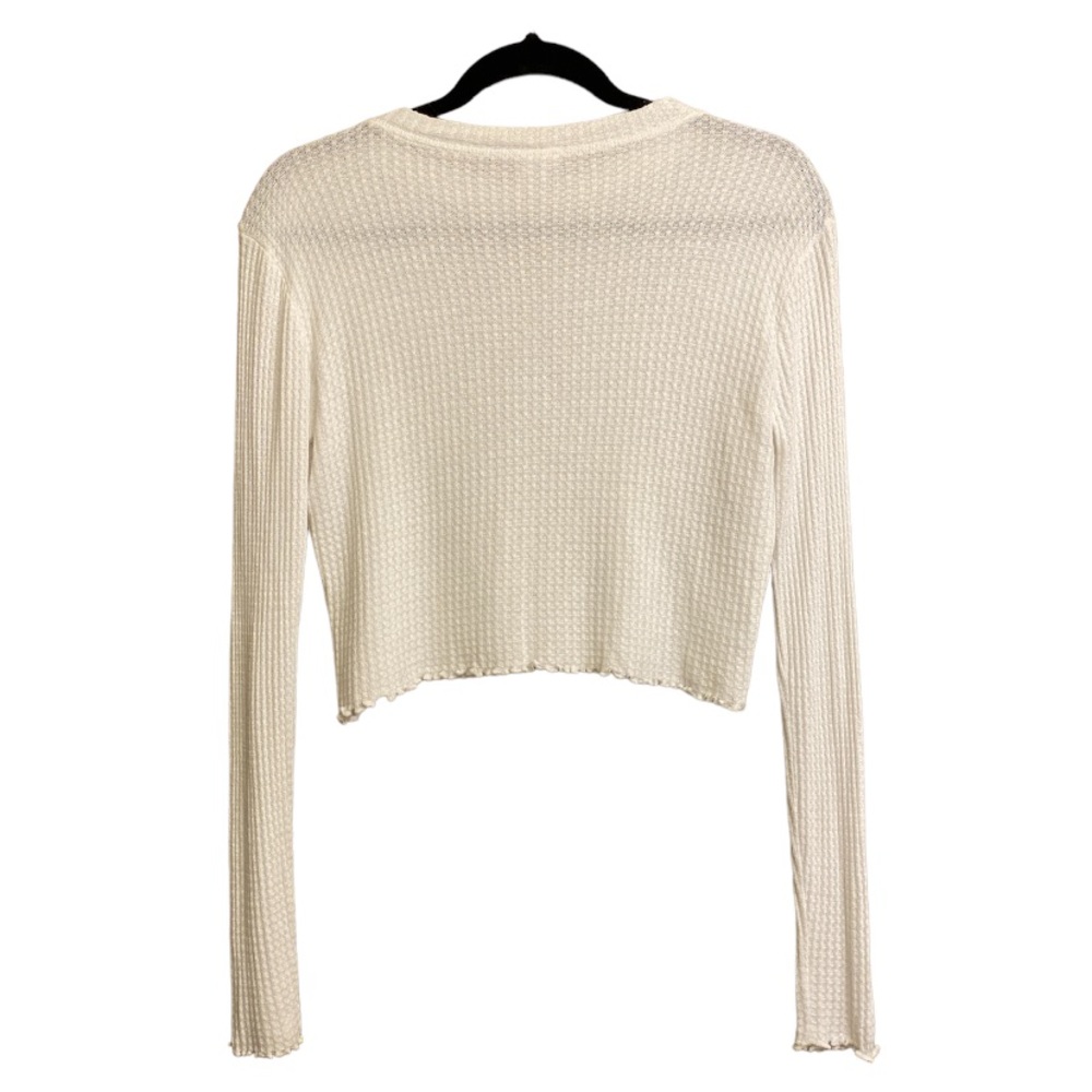 Full Tilt Long Sleeve Crop Top Size Medium